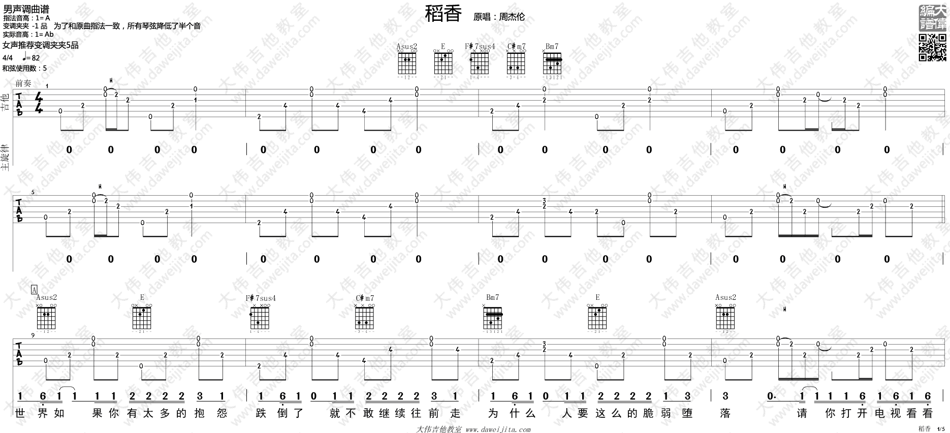 南海少年吉他弹唱简谱_吉他弹唱简谱(2)